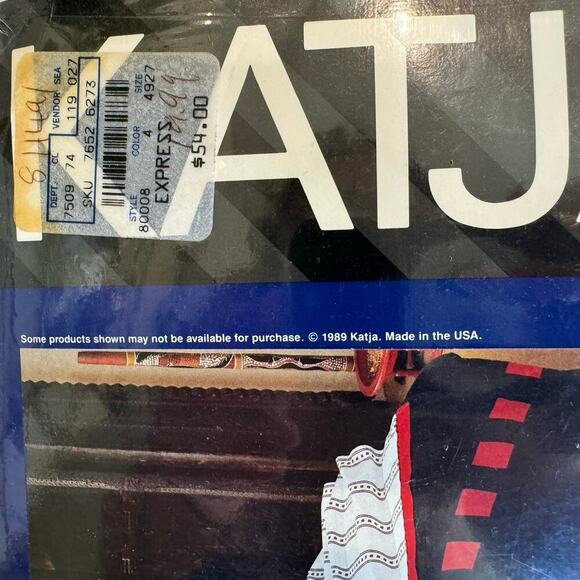 Revman Sheet Set Katja California King Vintage 1989‎ 200 TC Percale NEW - Picture 4 of 9